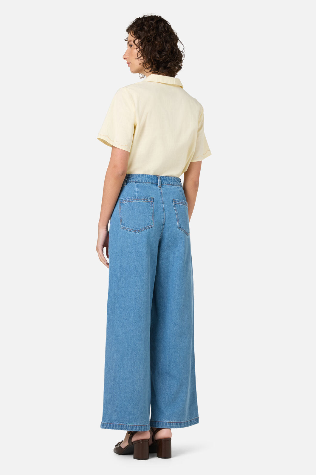 Retro Bloom Embroidered Jean
