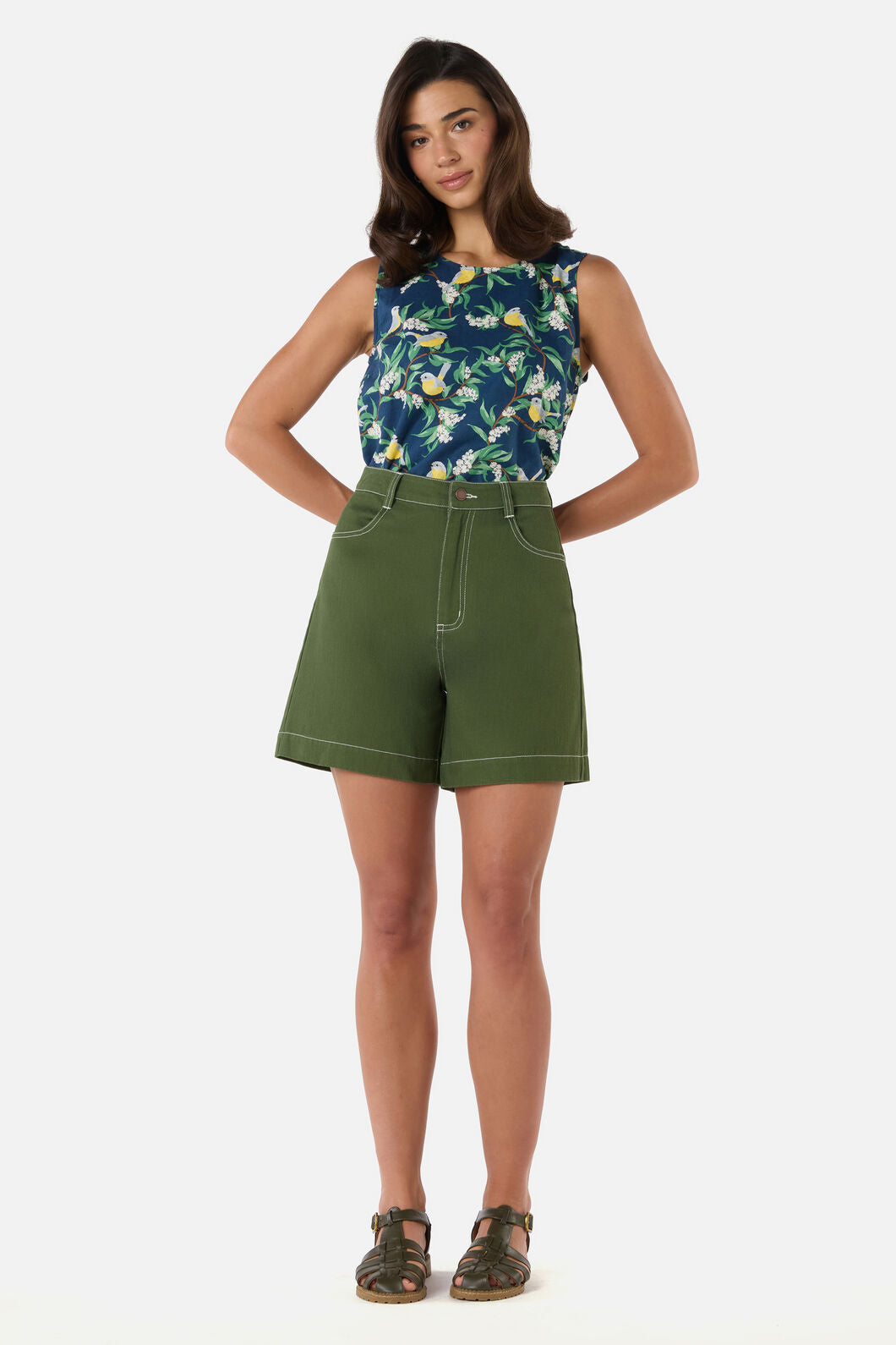 Sammy Contrast Stitch Short