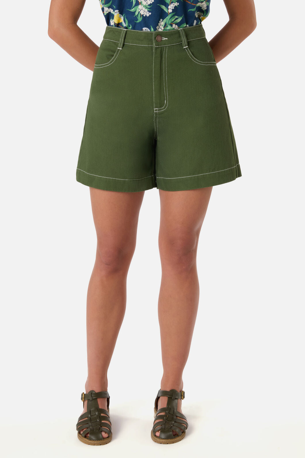 Sammy Contrast Stitch Short