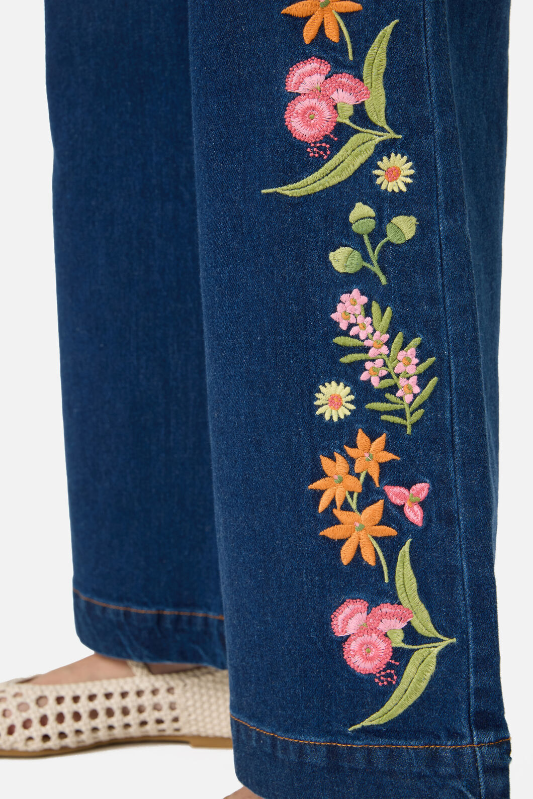 Liberty Native Emb Denim Jean