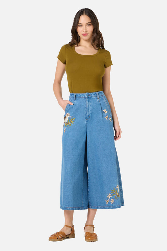 Kooka & Wattle Denim Culotte