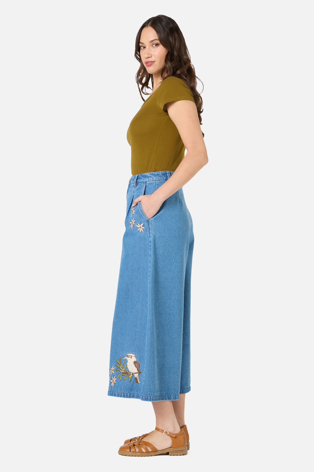 Kooka & Wattle Denim Culotte