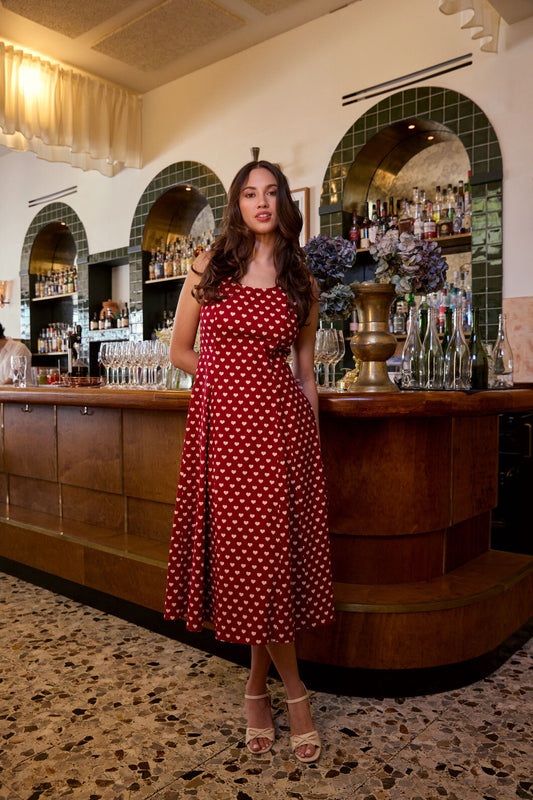 Sweet Heart Midi Dress