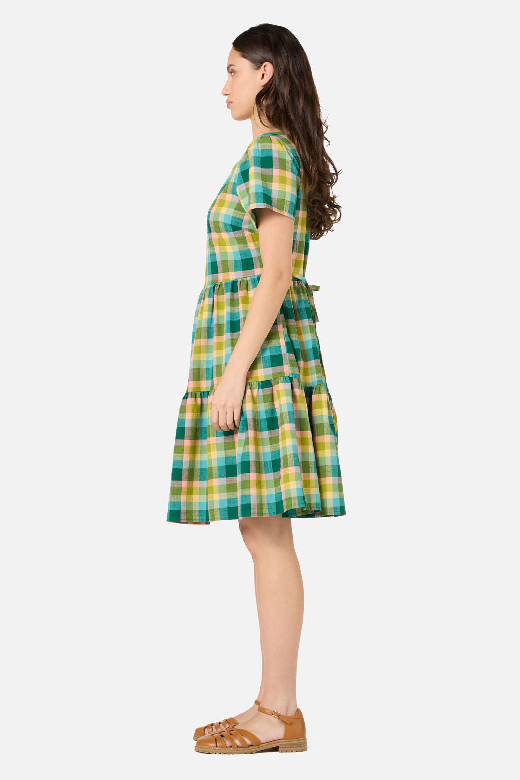 Piper Check Smock Dress