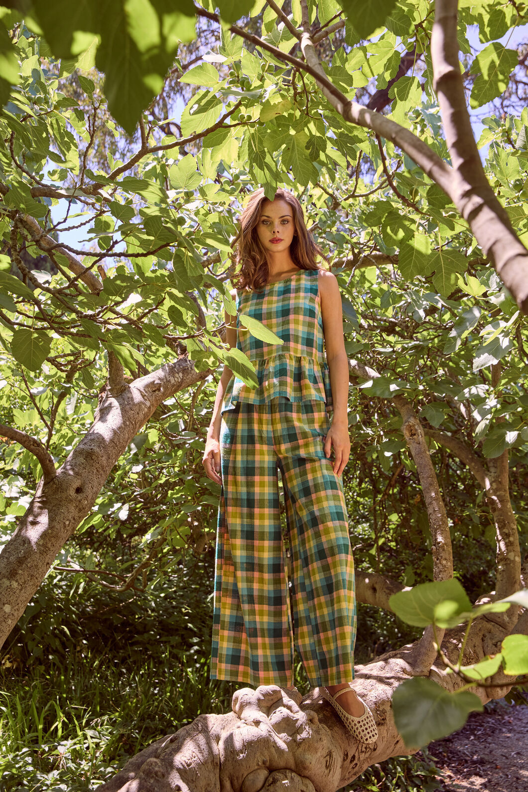 Piper Check Culotte