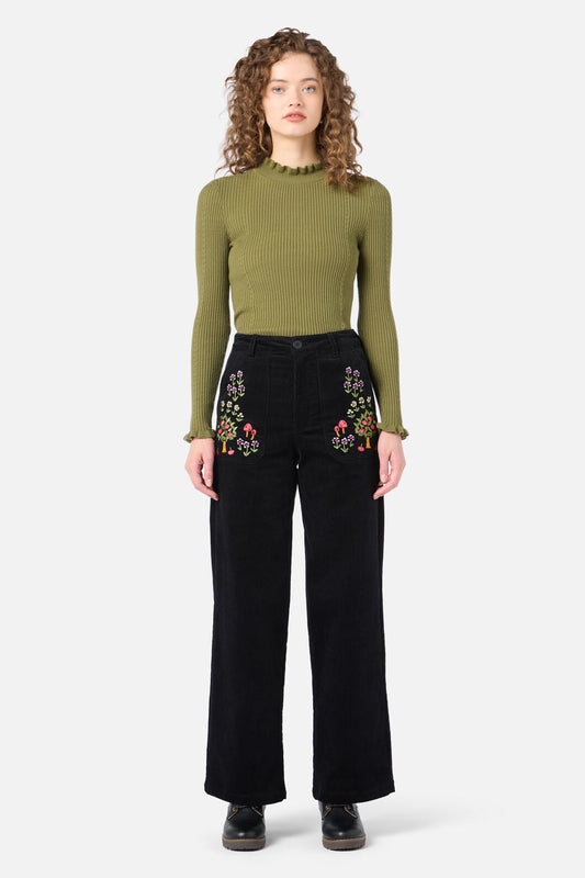 Orchard Embroidered Cord Jean