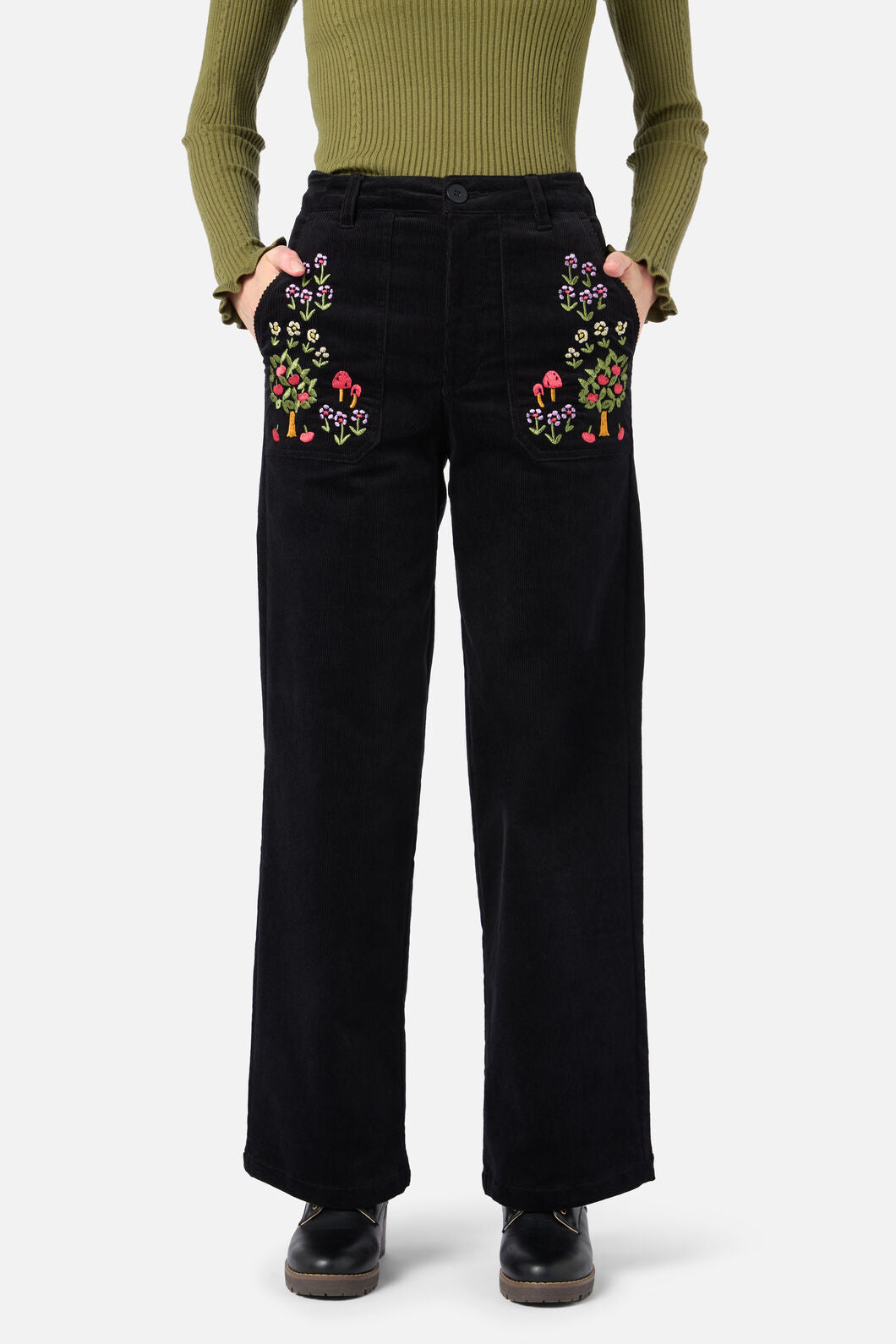 Orchard Embroidered Cord Jean