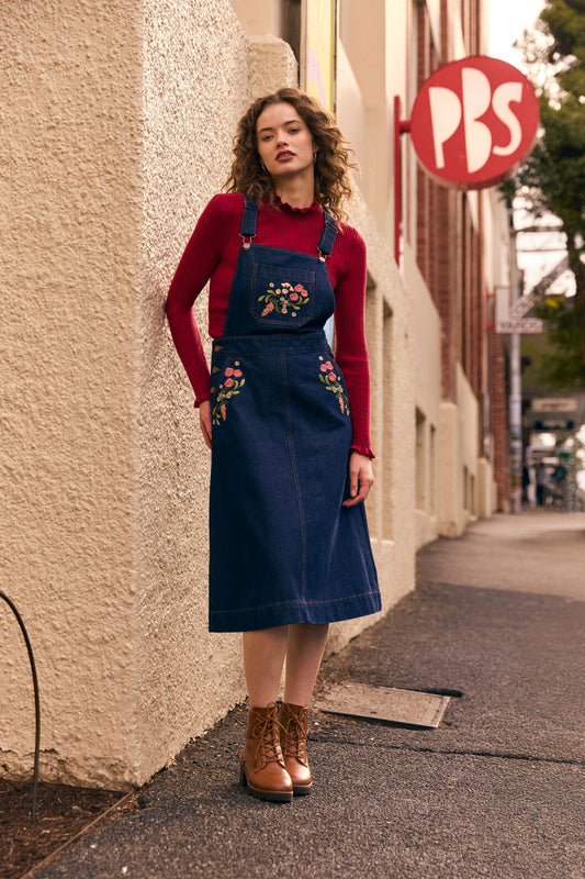 Native Embroidered Pinafore