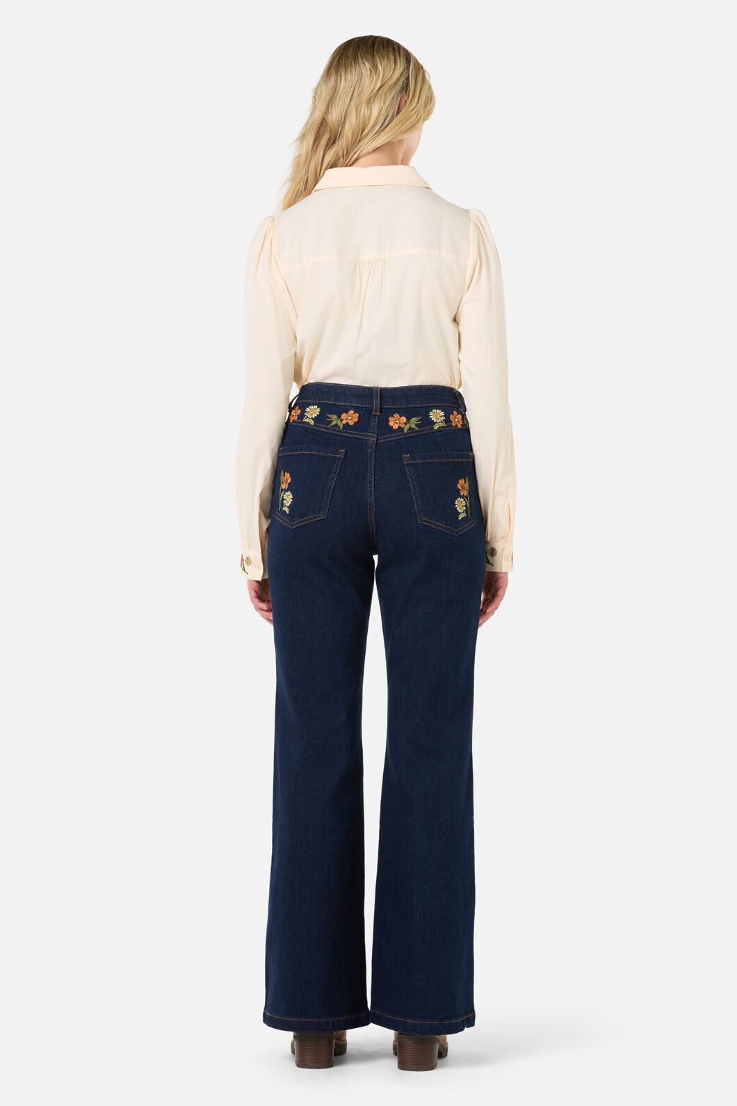 Gloria Embroidered Jean