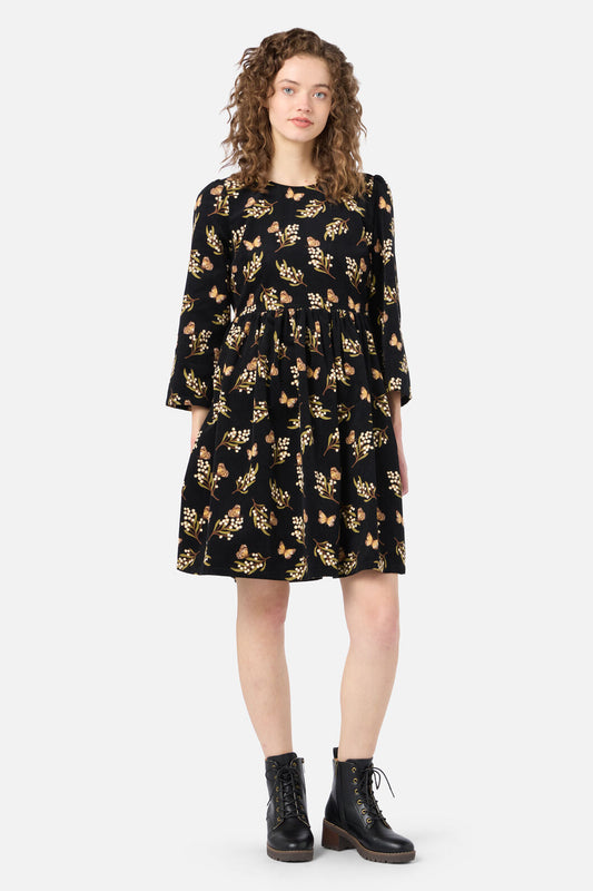 Wattle & Butterfly Smock Dress