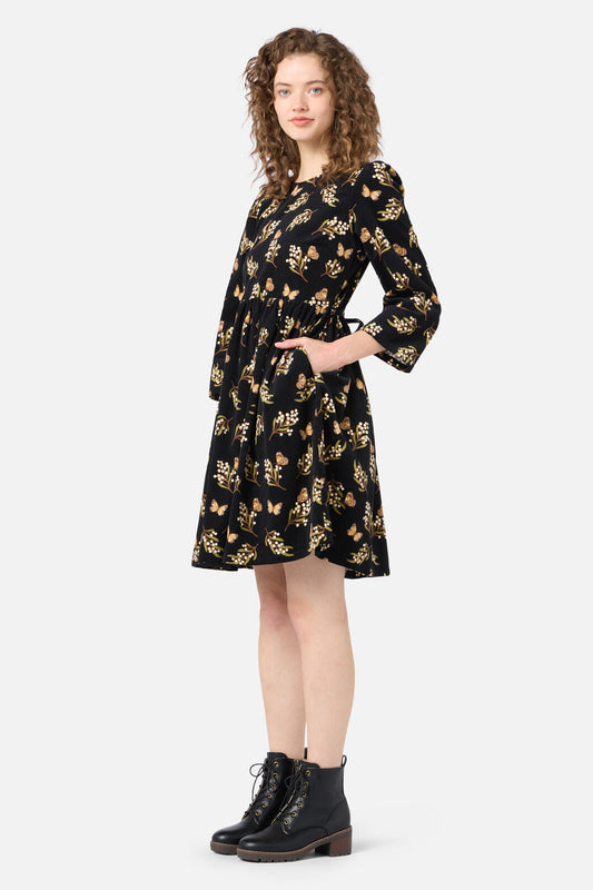 Wattle & Butterfly Smock Dress