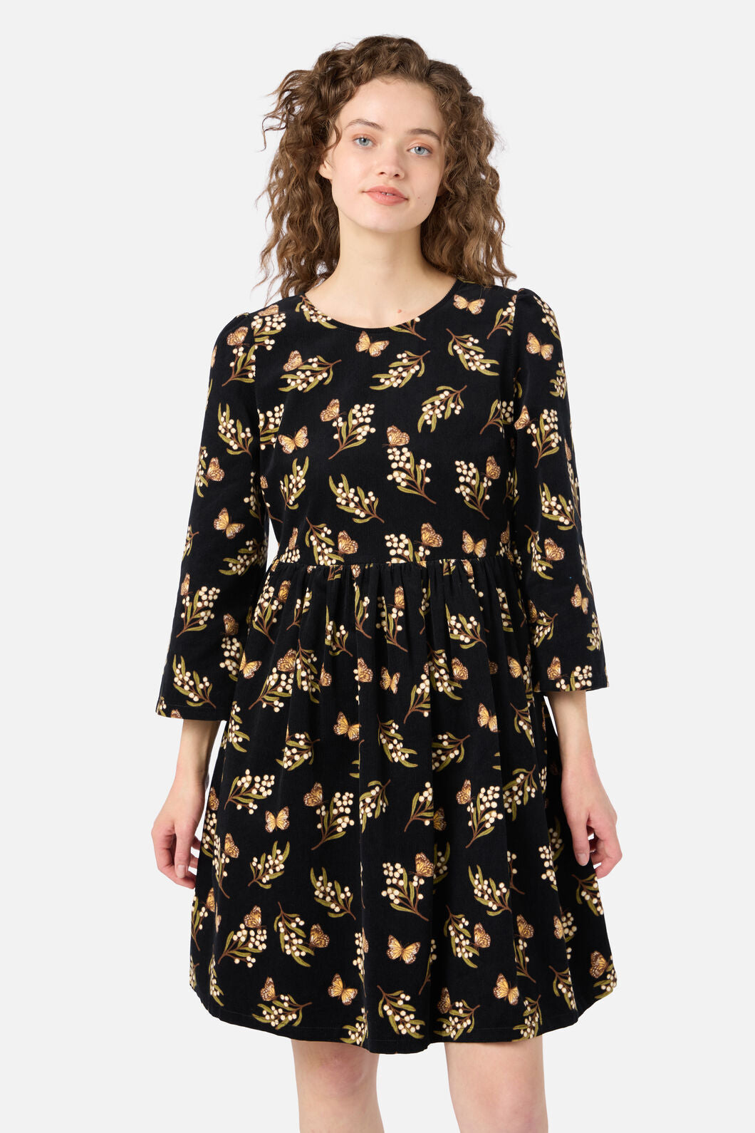Wattle & Butterfly Smock Dress