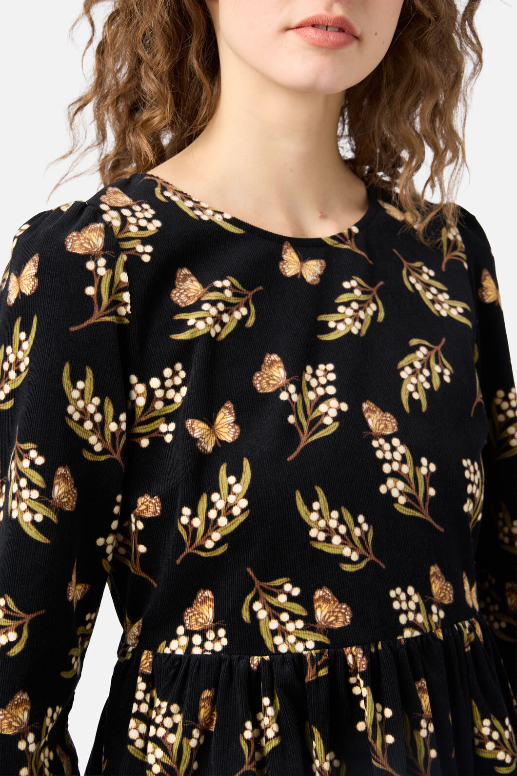 Wattle & Butterfly Smock Dress
