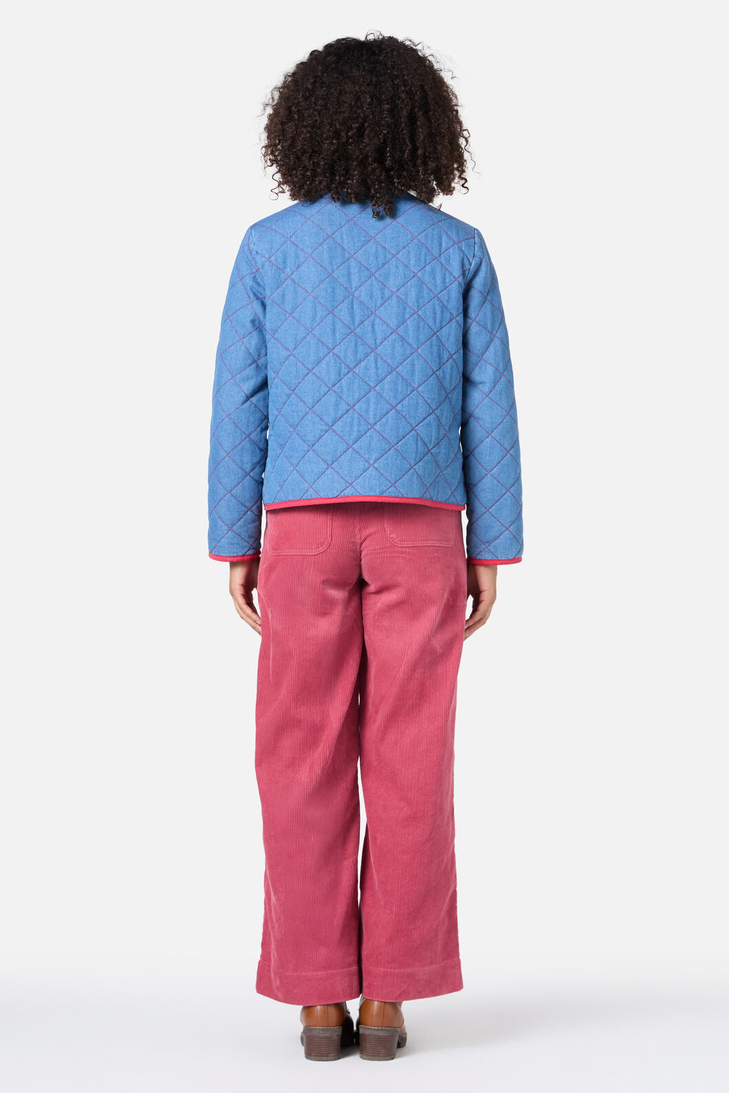 Fruit Emb Quilted Jacket