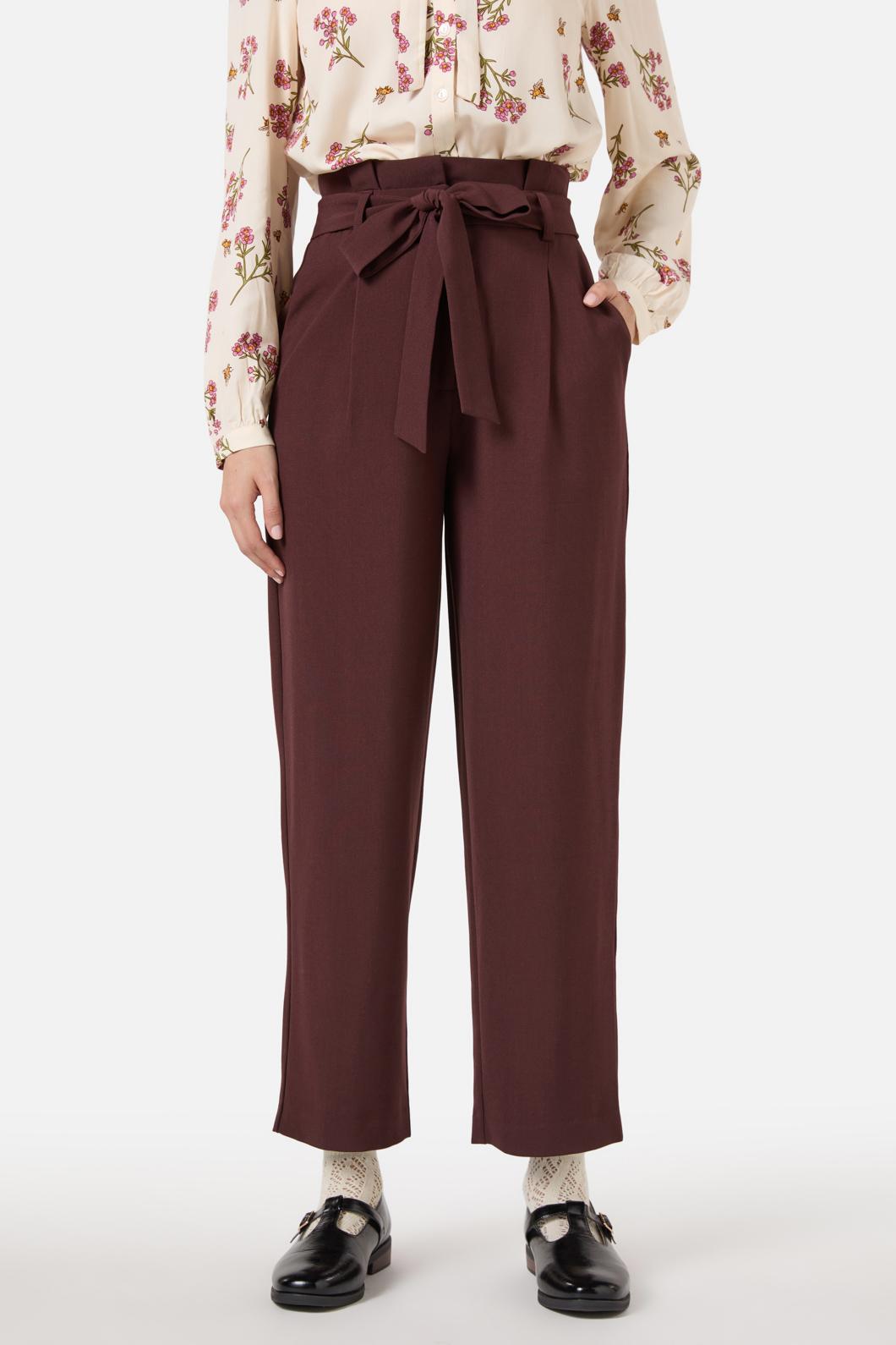 Hailey High Waisted Pleat Pant