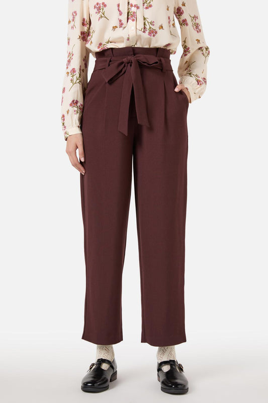 Hailey High Waisted Pleat Pant