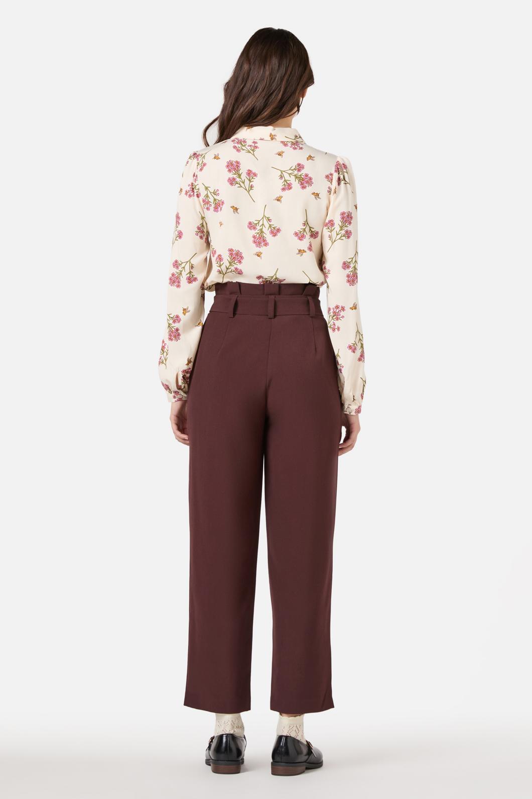 Hailey High Waisted Pleat Pant