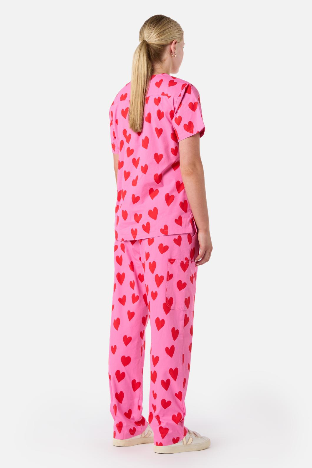 Love Hearts Scrub Set
