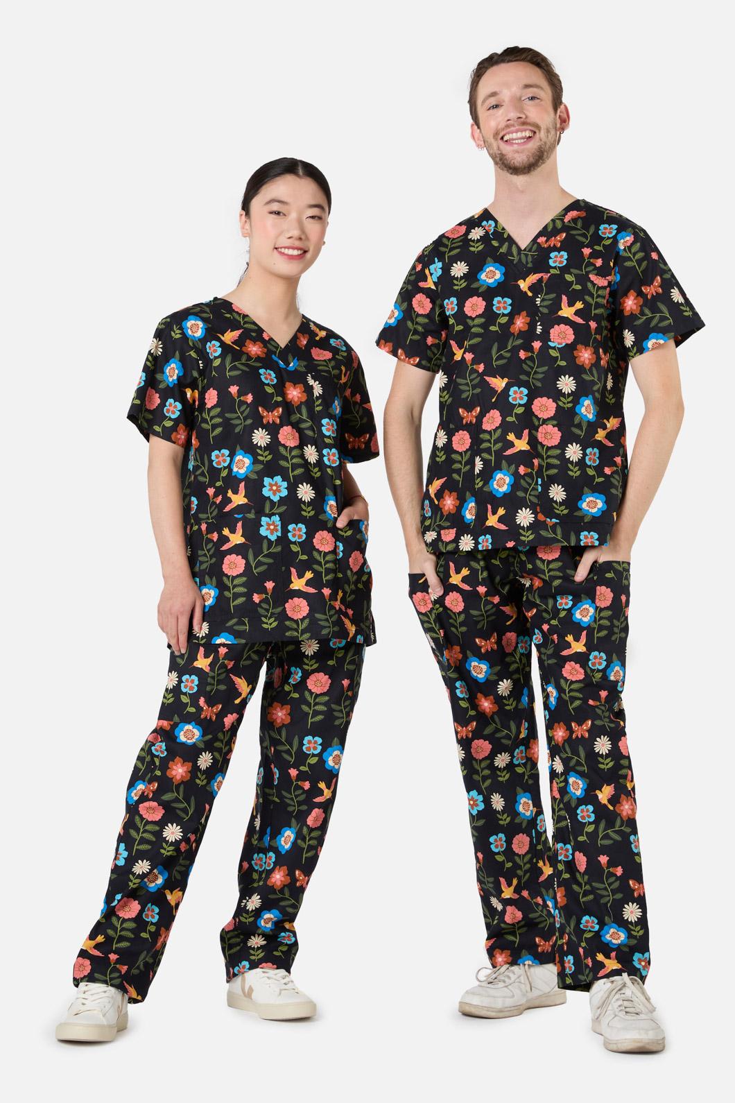 Hummingbird Scrub Set