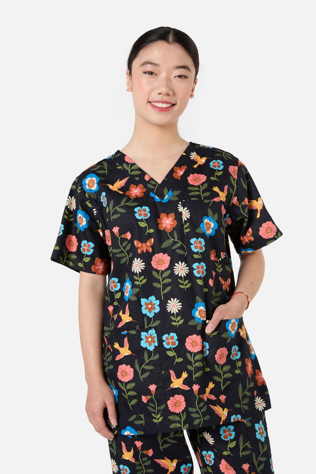 Hummingbird Scrub Set