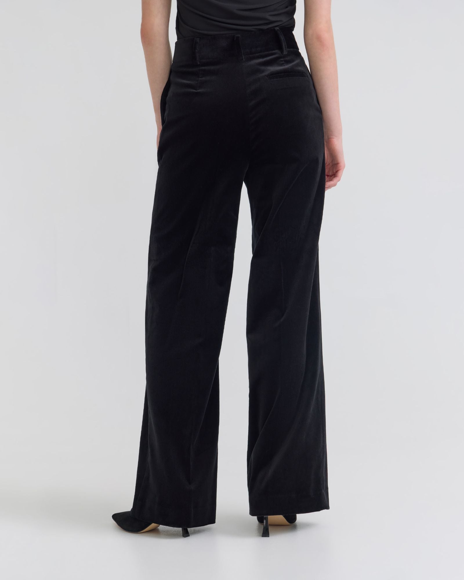Lydia Stretch Velvet Pants