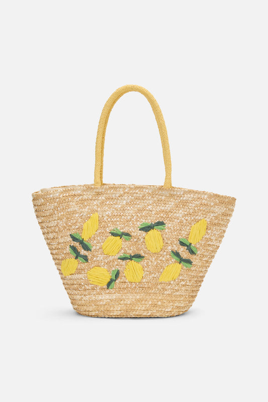 Lemons Straw Bag