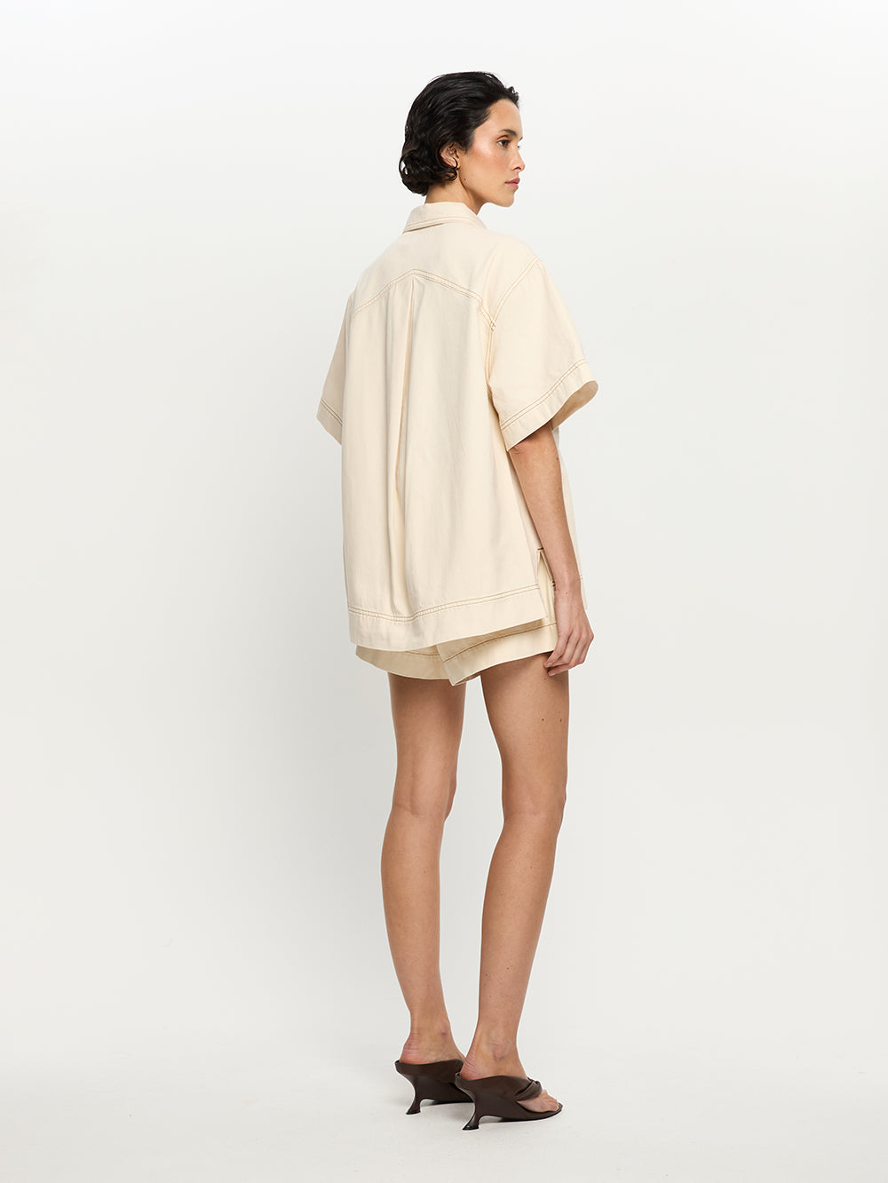 Paloma Denim Shirt - Cream