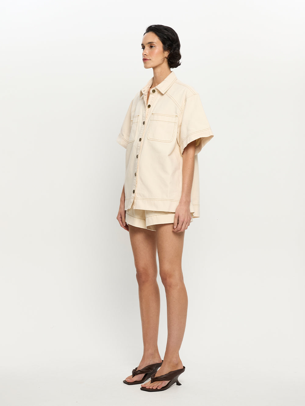 Paloma Denim Shirt - Cream