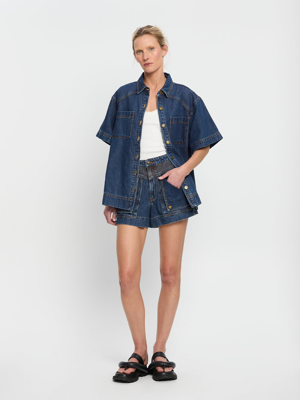 Paloma Denim Shirt - Indigo