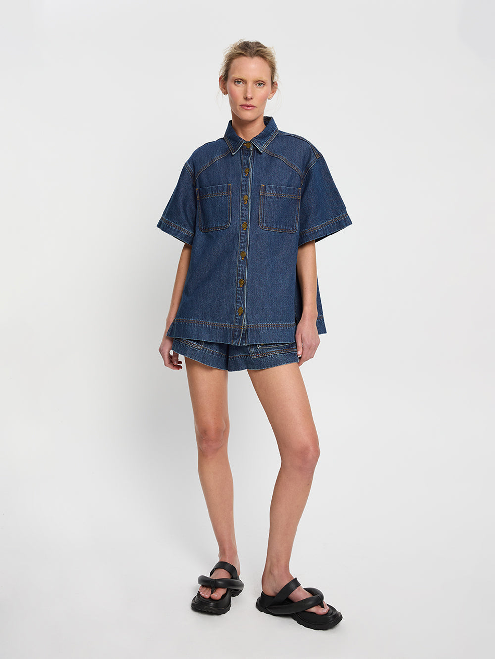 Paloma Denim Shirt - Indigo
