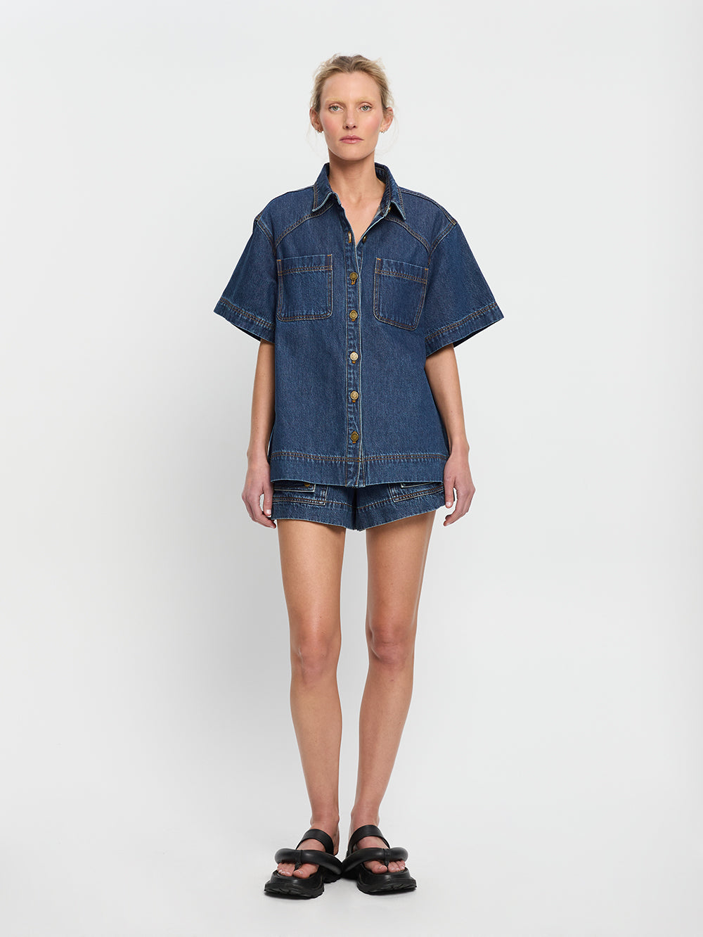 Paloma Denim Shirt - Indigo