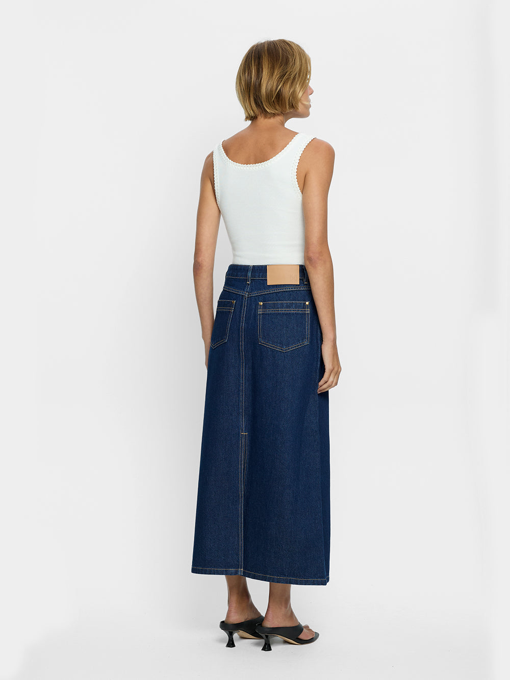 Remi Denim Midi Skirt