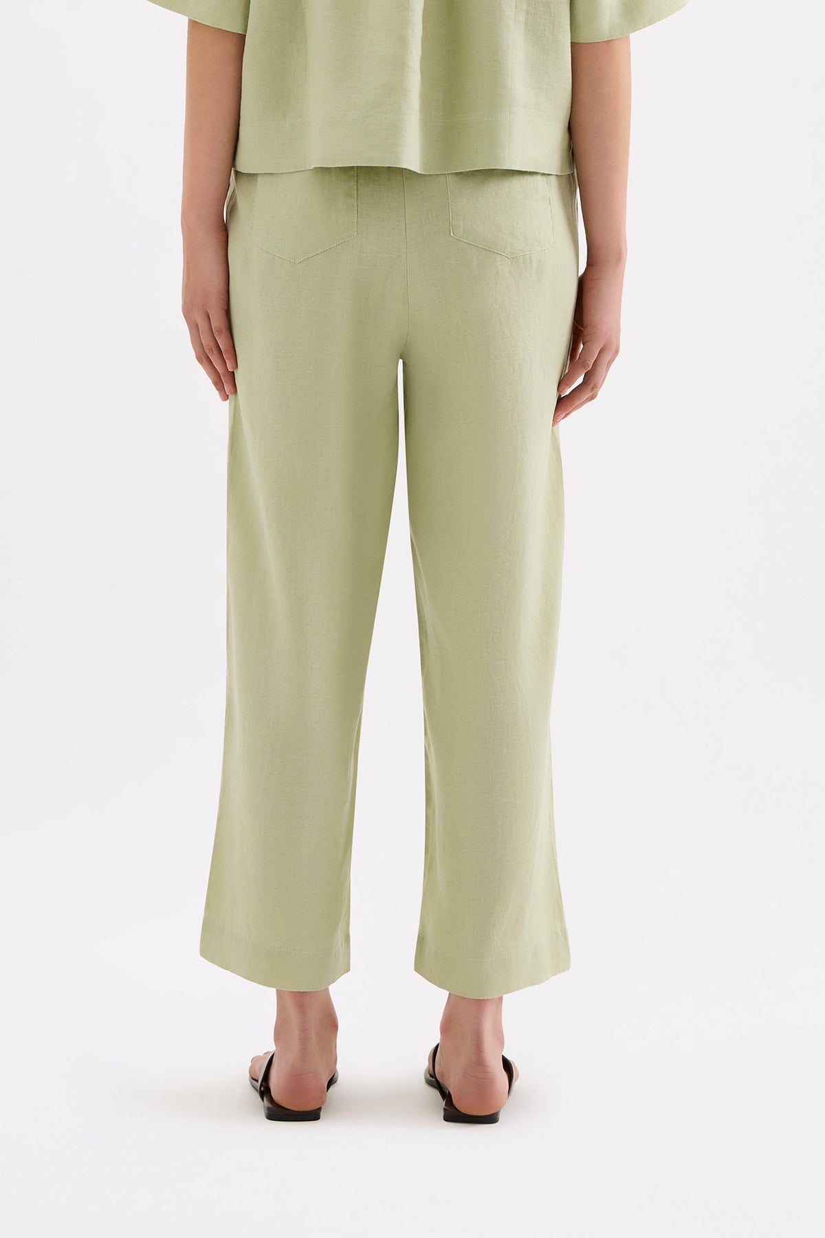 Lounge Linen Crop Pant