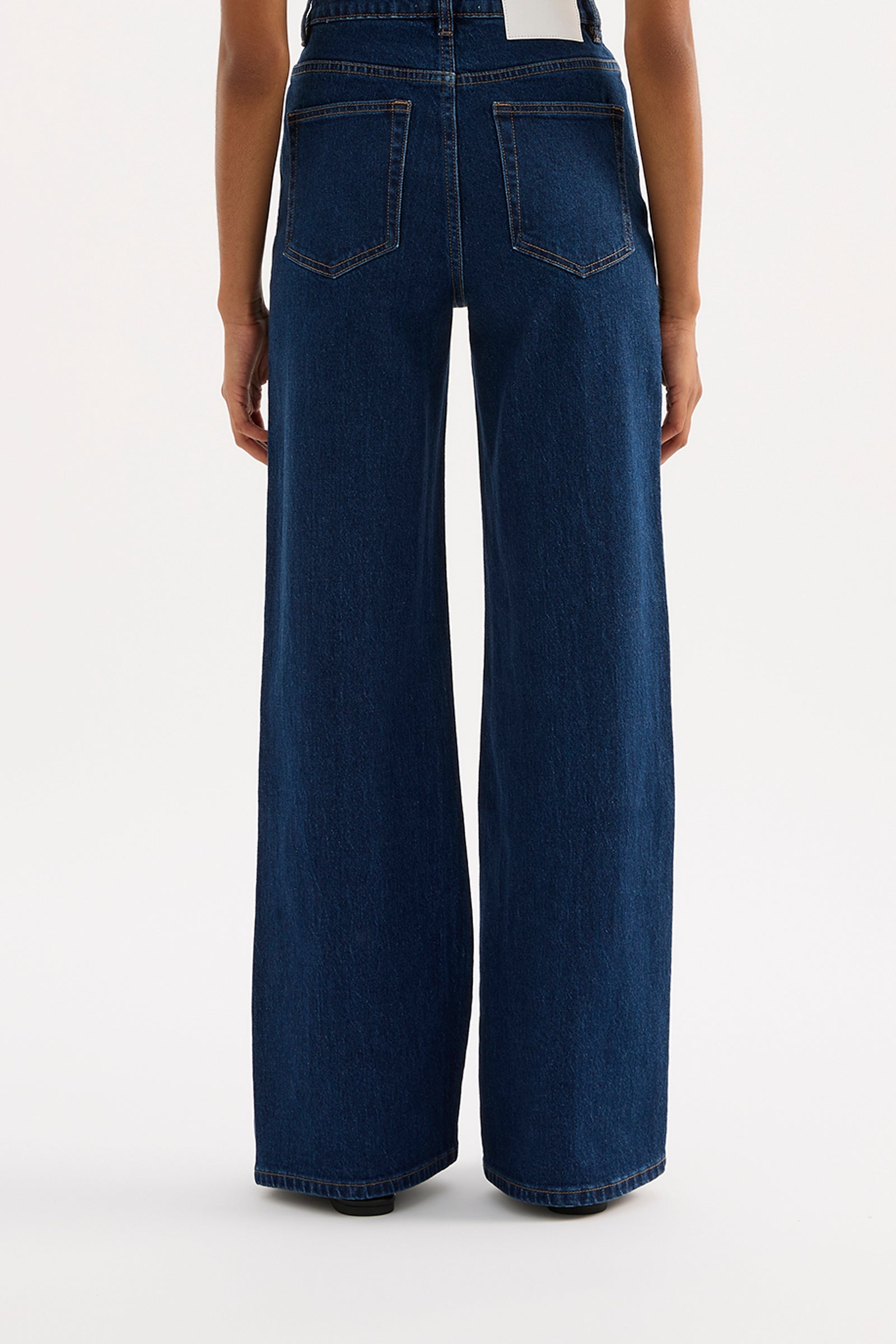 Organic Stretch Wide Leg Jean