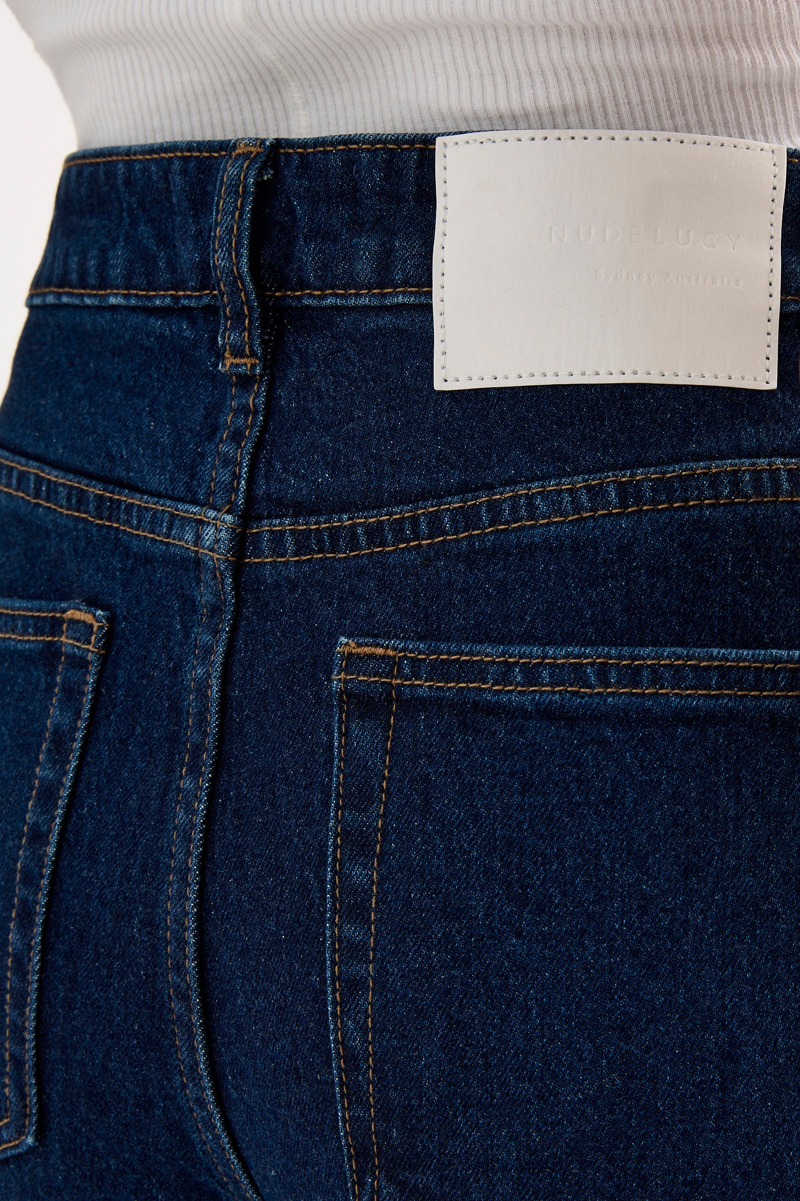 Organic Stretch Wide Leg Jean