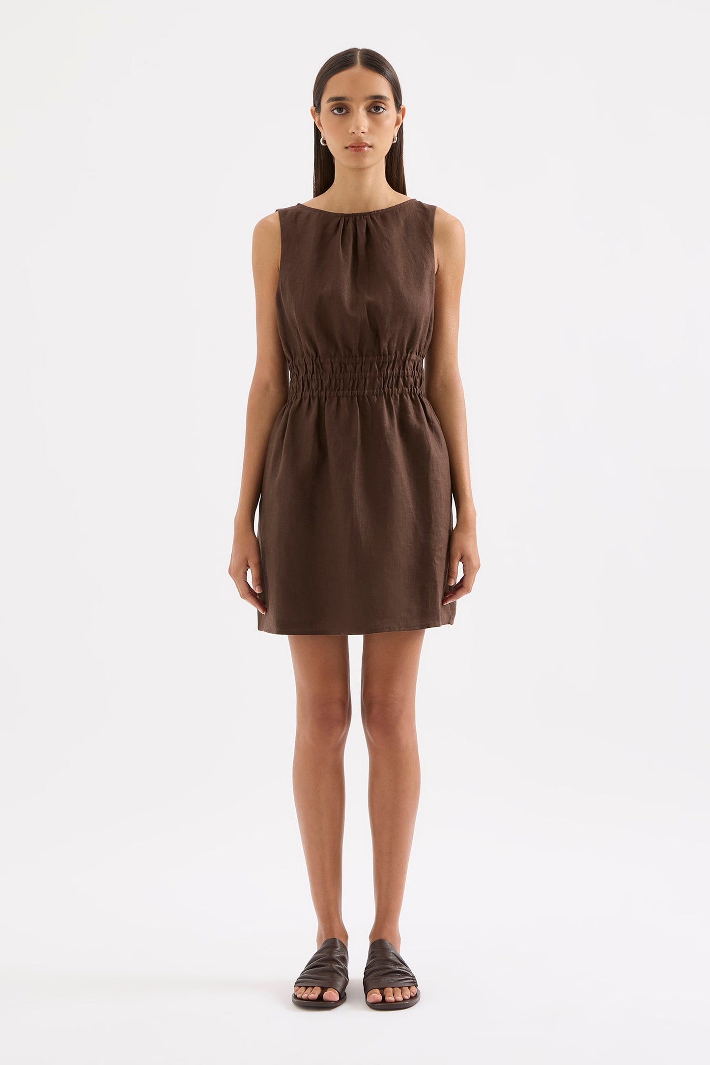 ANDRI LINEN MINI DRESS