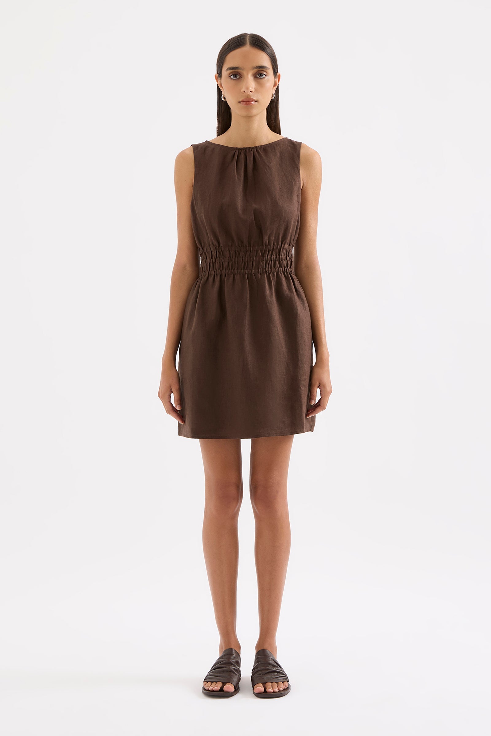 ANDRI LINEN MINI DRESS