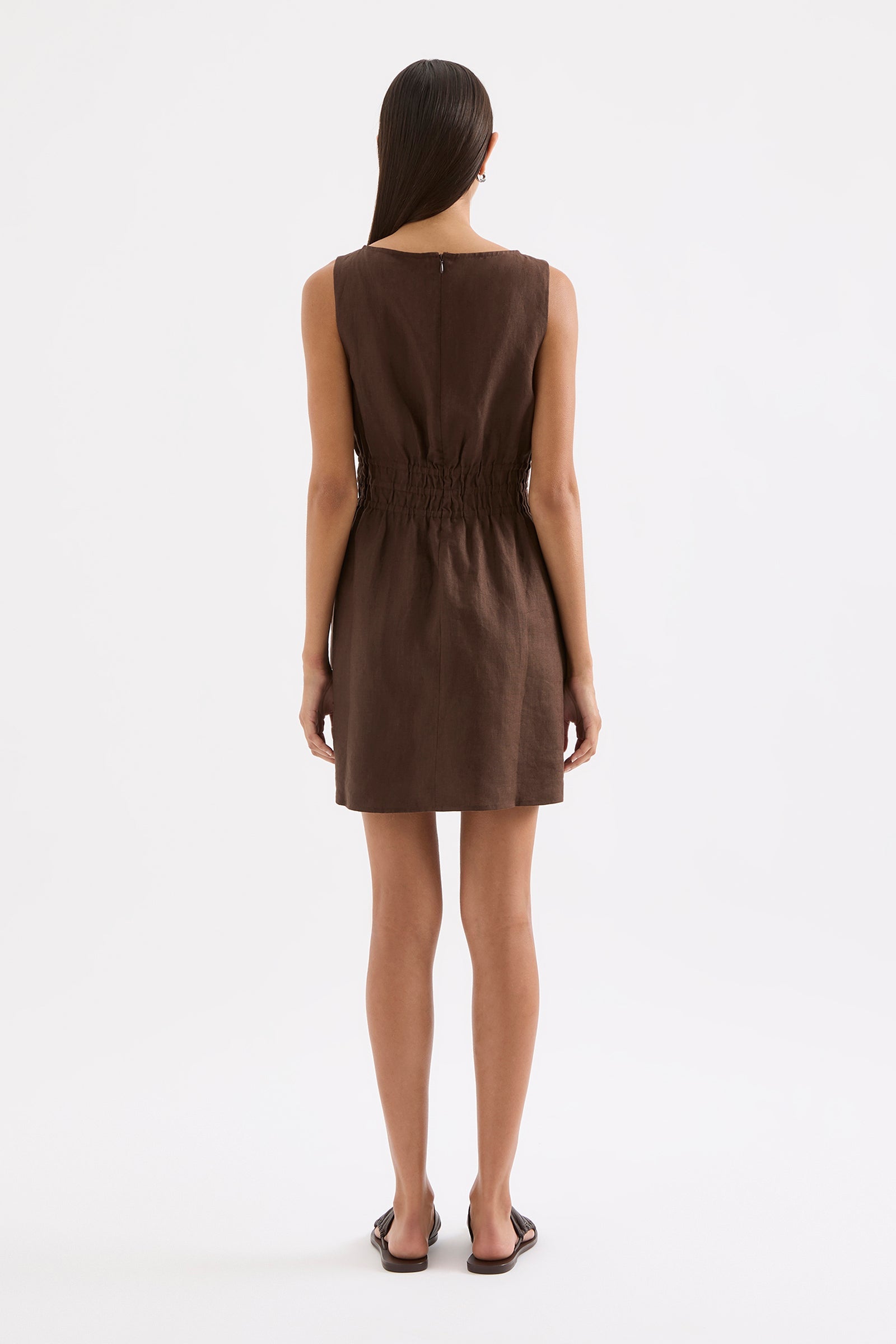 ANDRI LINEN MINI DRESS