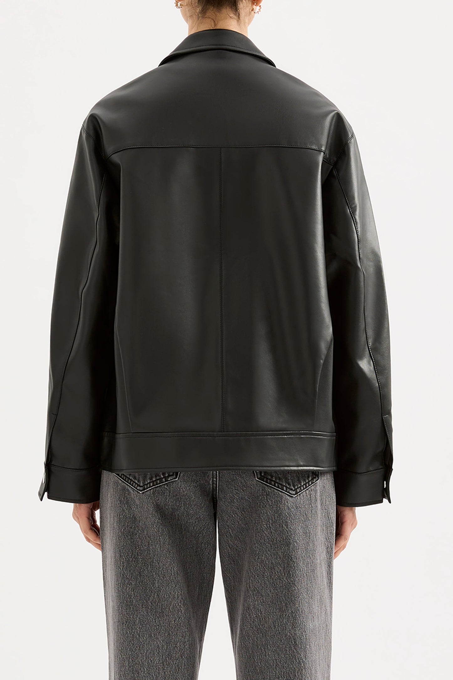 Yaz Faux Leather Jacket