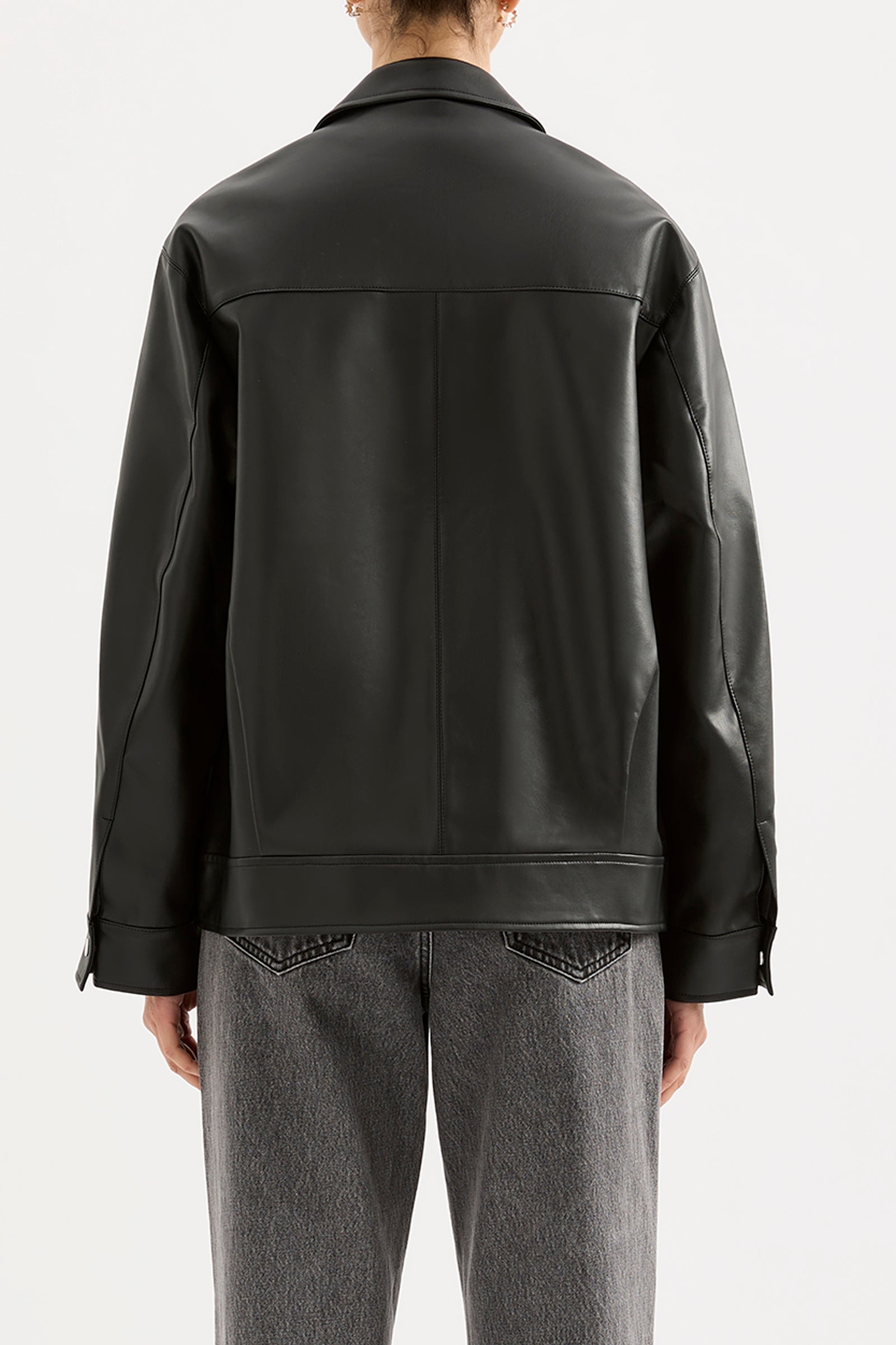 Yaz Faux Leather Jacket