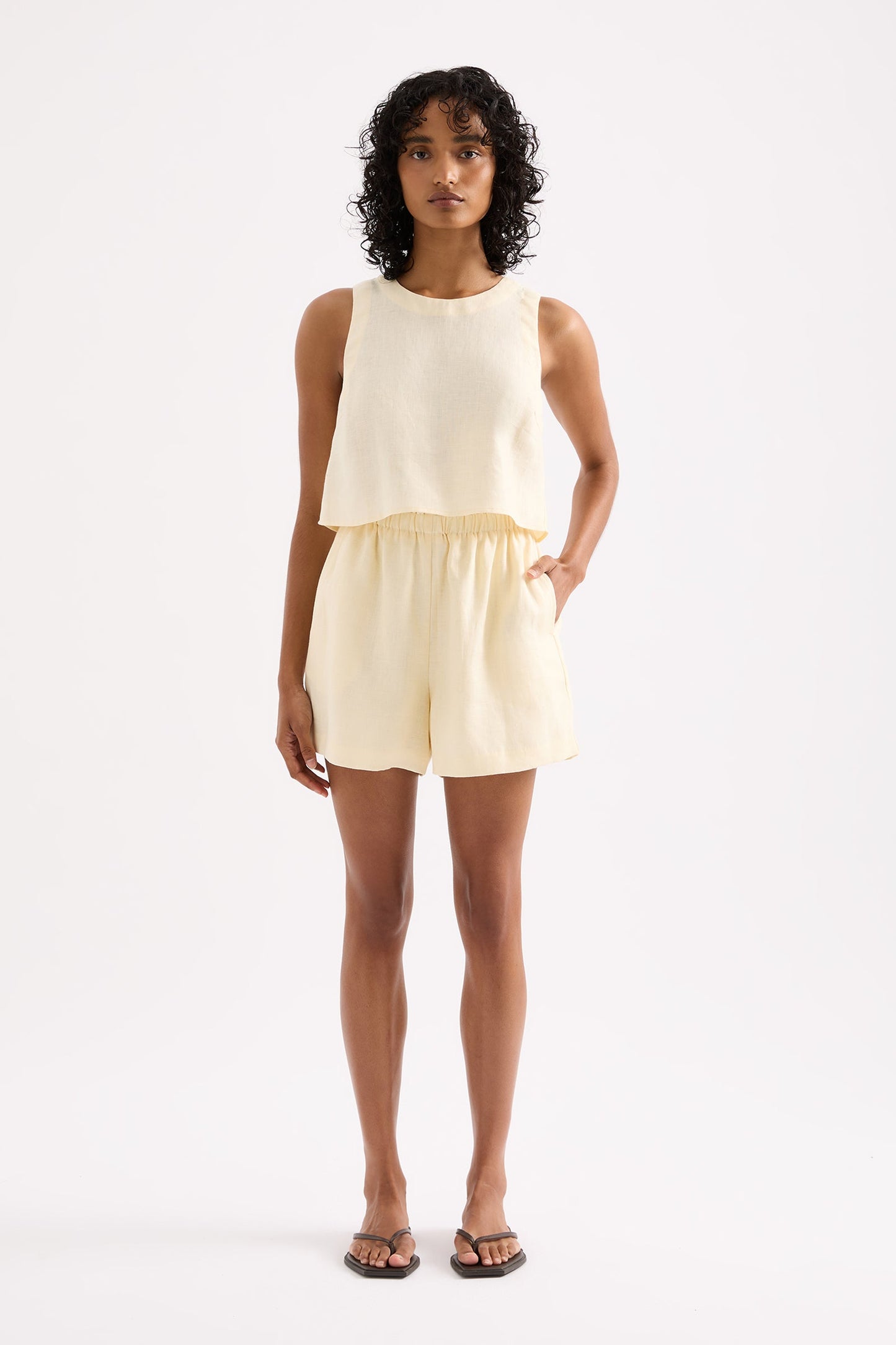 Ingrid Linen Short