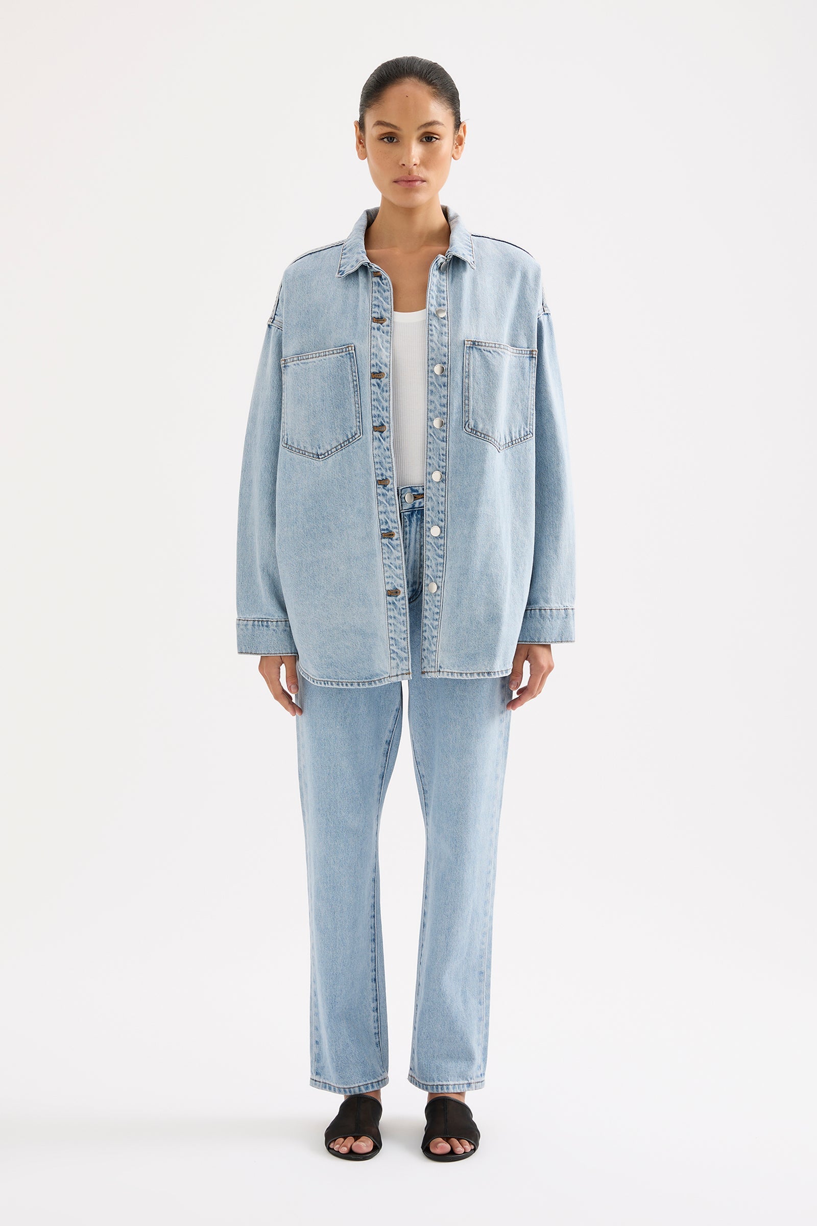 Organic Denim Overshirt