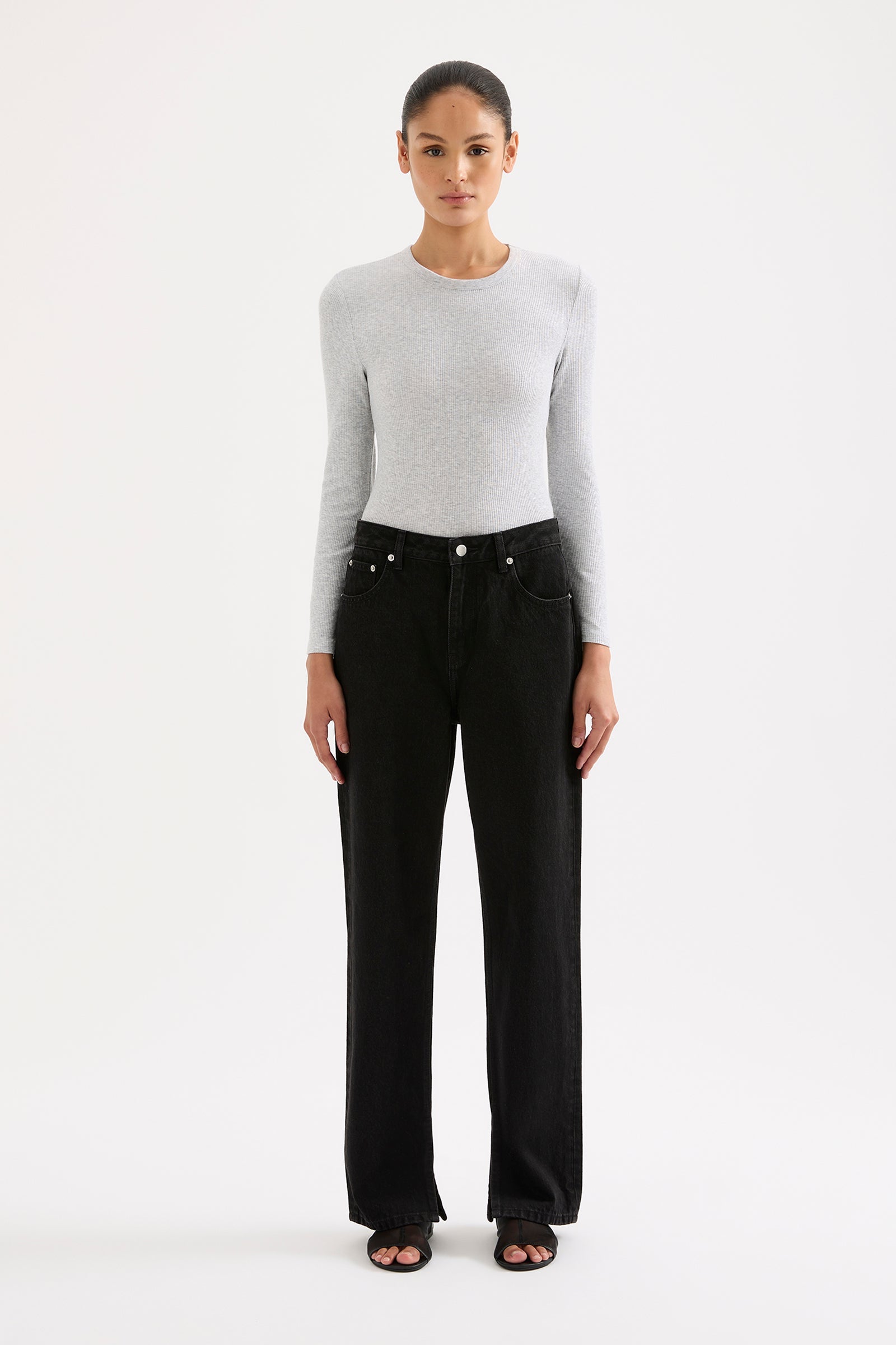 Organic Split Hem Jean