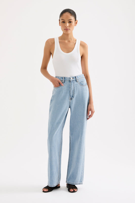 Organic Relaxed Leg Jean