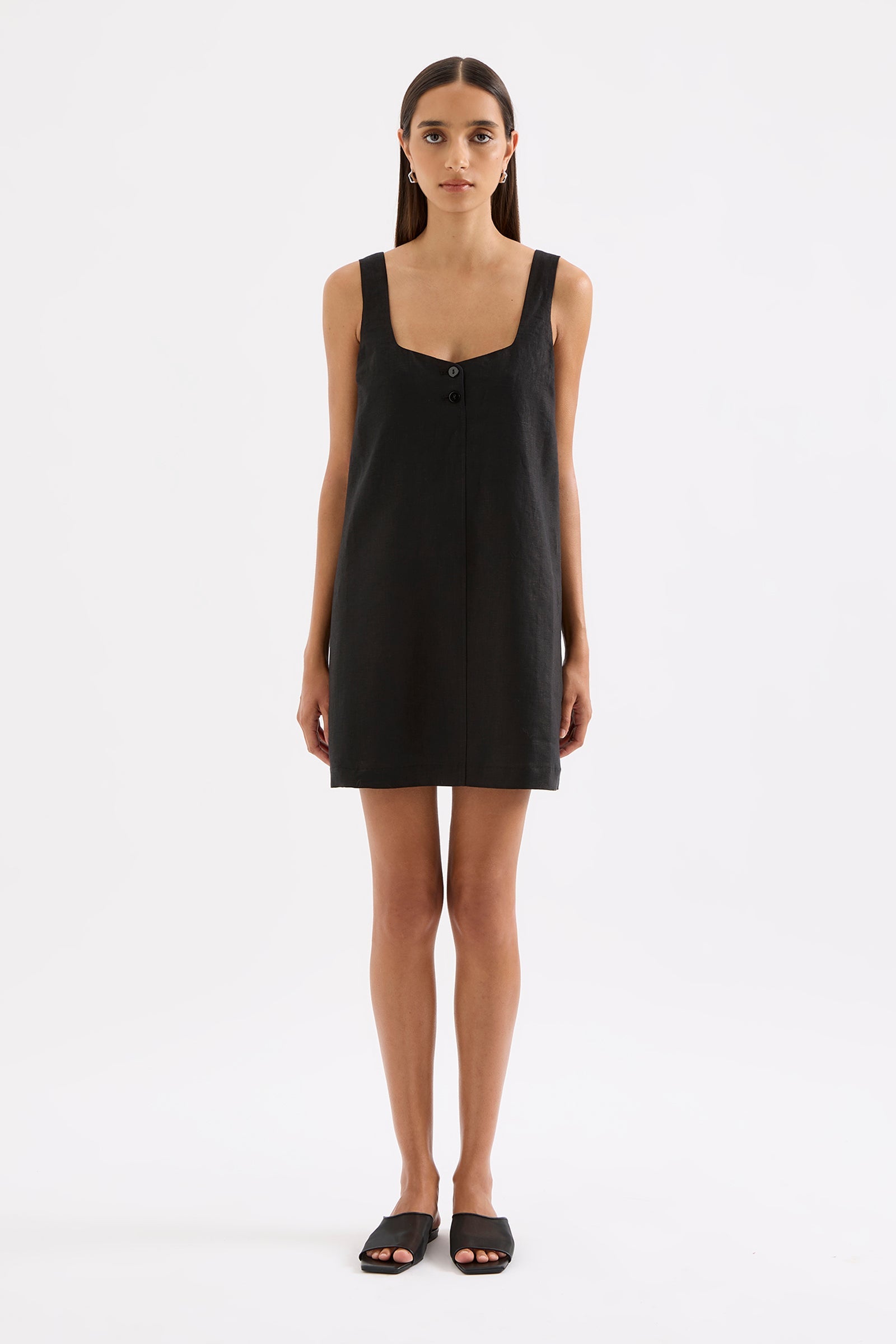 ZEPHYR LINEN  MINI DRESS