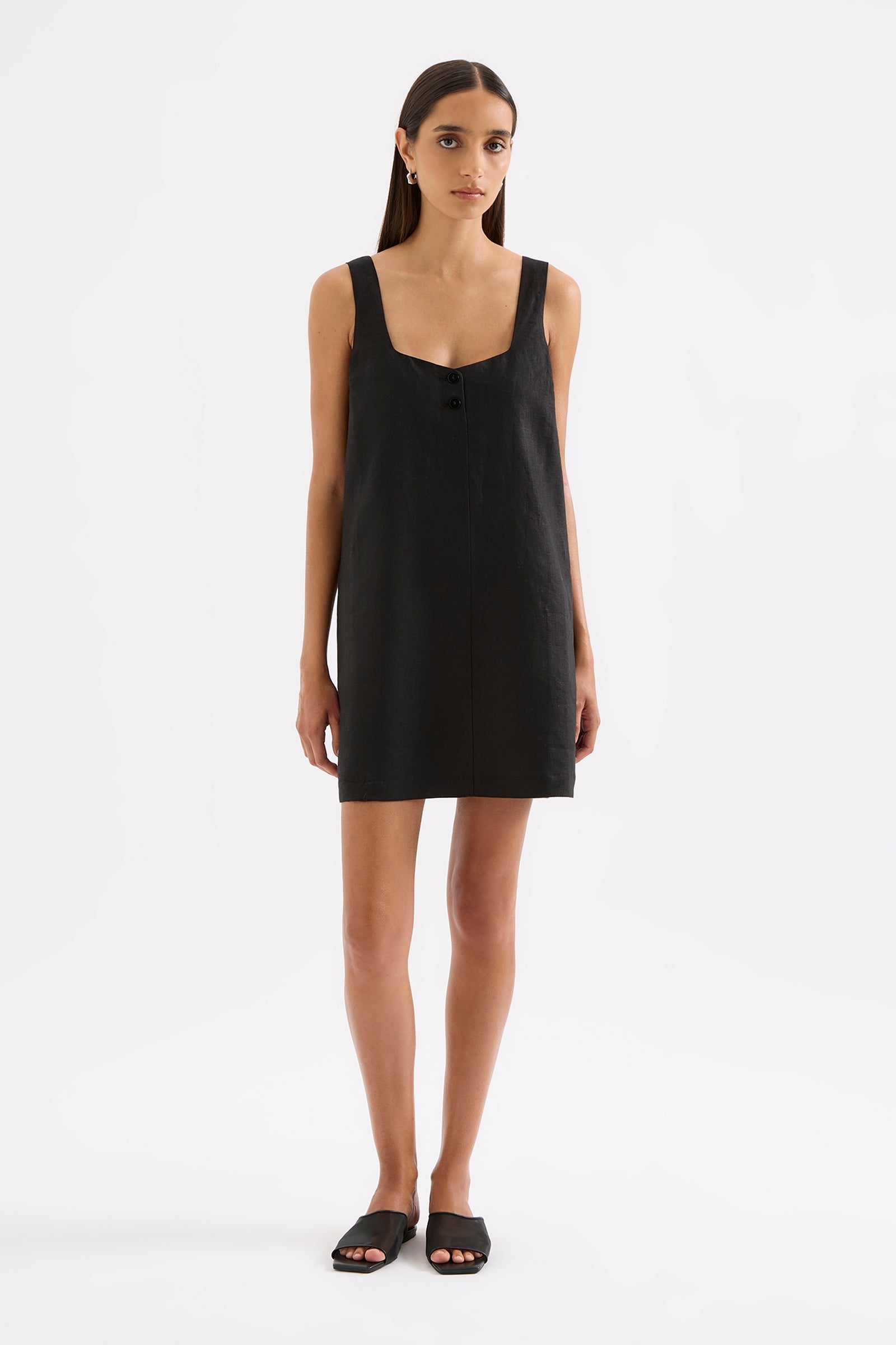 ZEPHYR LINEN  MINI DRESS