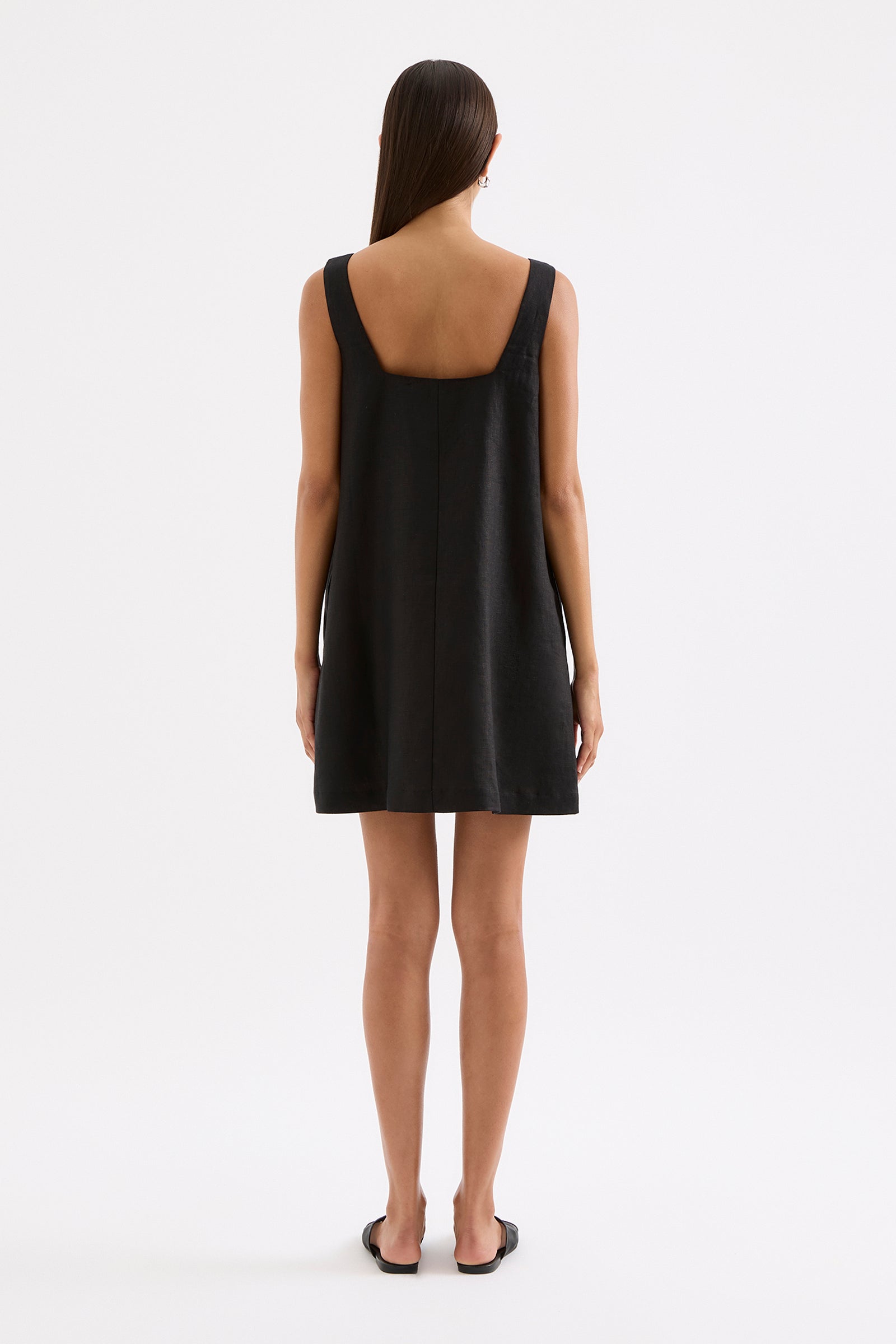 ZEPHYR LINEN  MINI DRESS