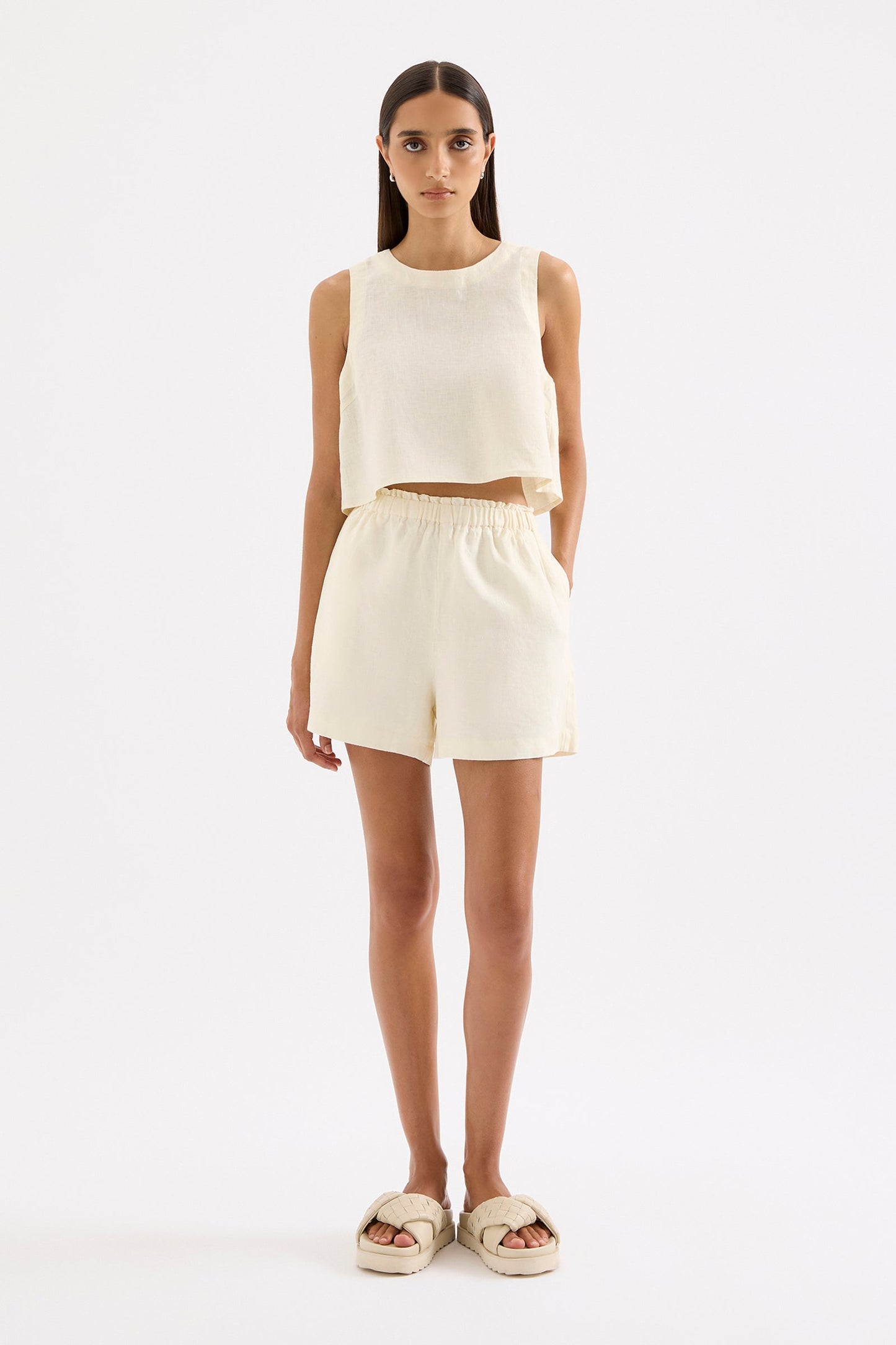 THEO LINEN SHORT
