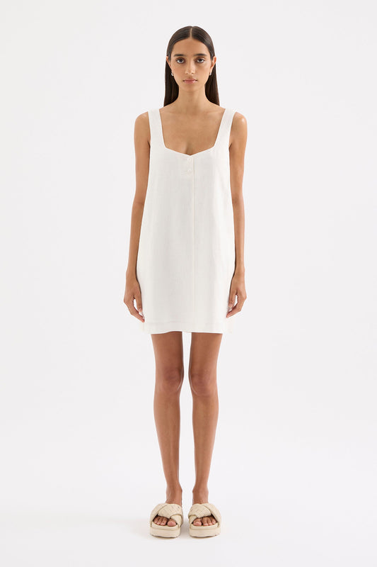 ZEPHYR LINEN MINI DRESS