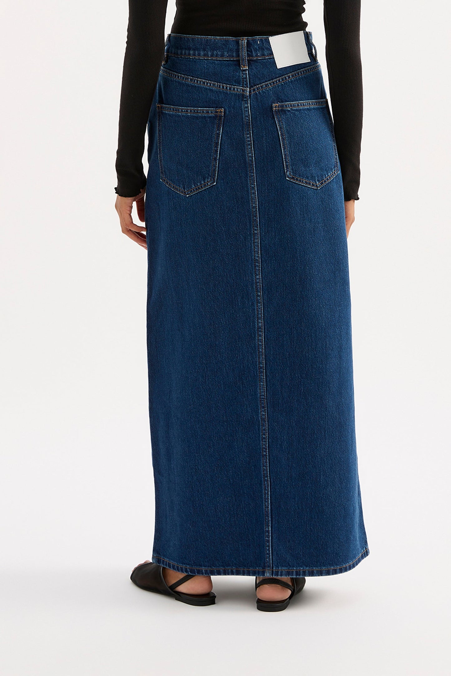 Sia Denim Maxi Skirt